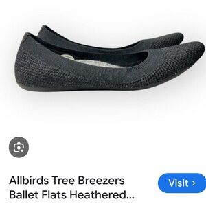 Allbirds. Tree breezer. Heathered Black. Size 5w.